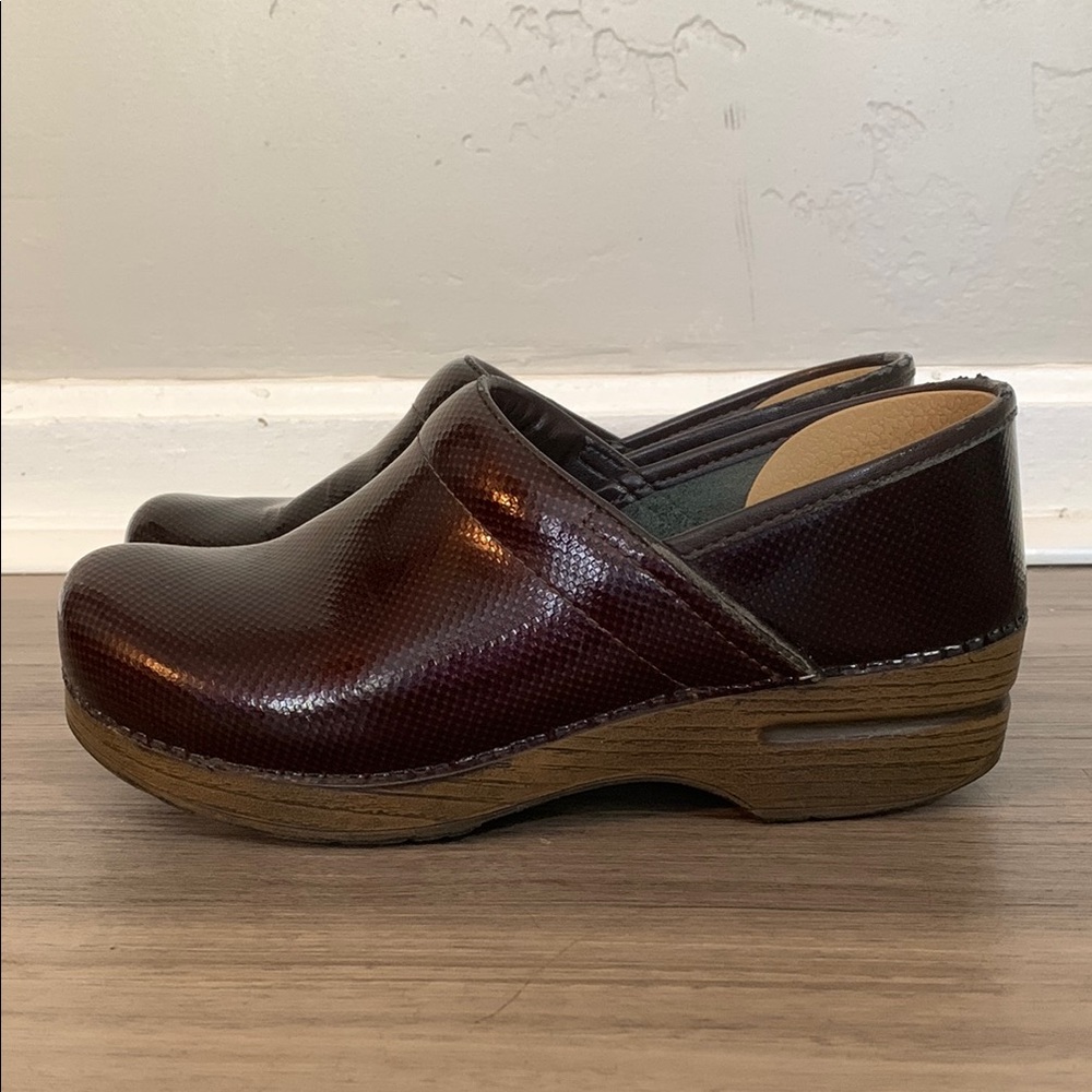 Dansko Burgundy Clogs